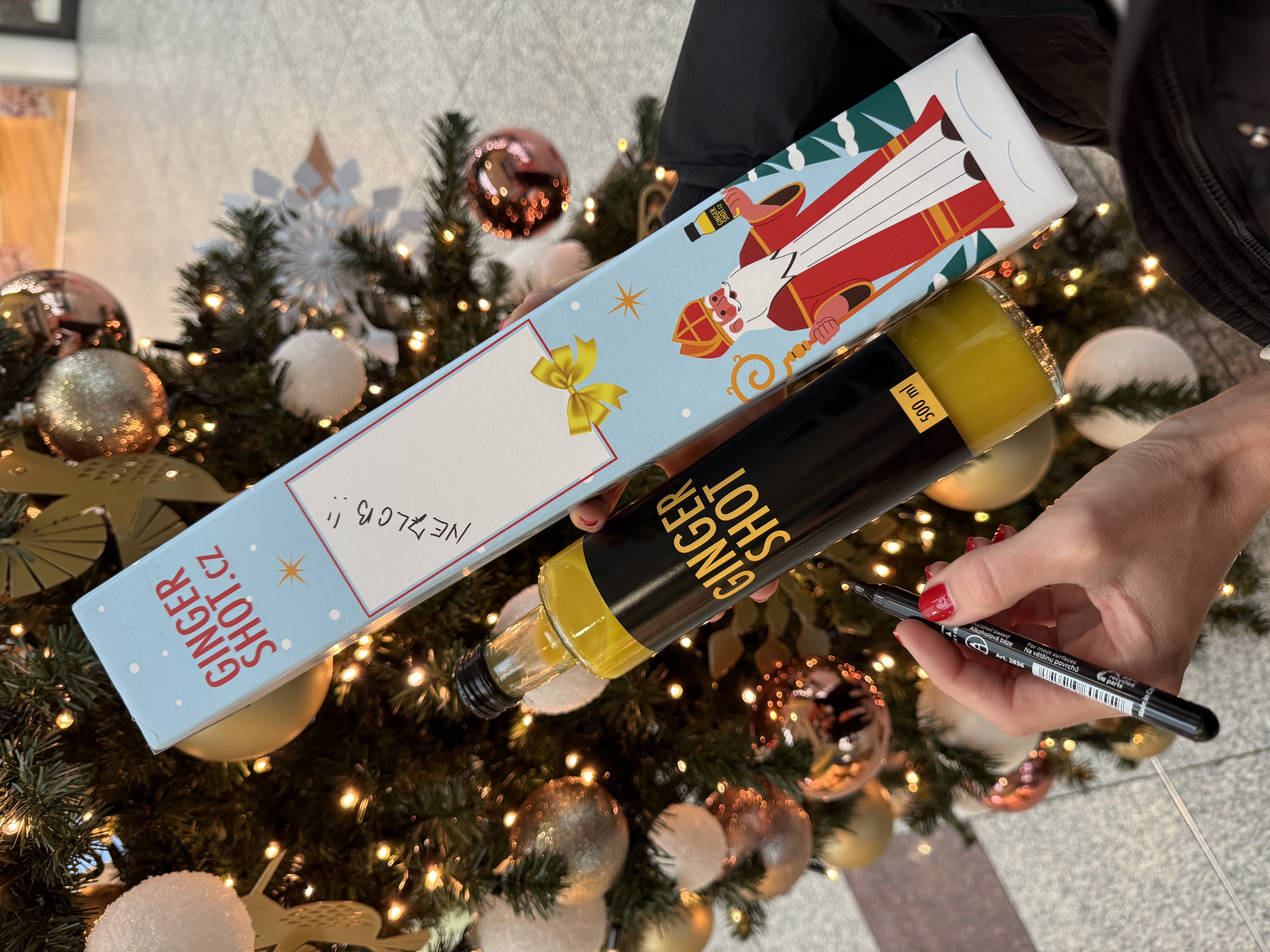 Ginger Shot krabička Mikuláš